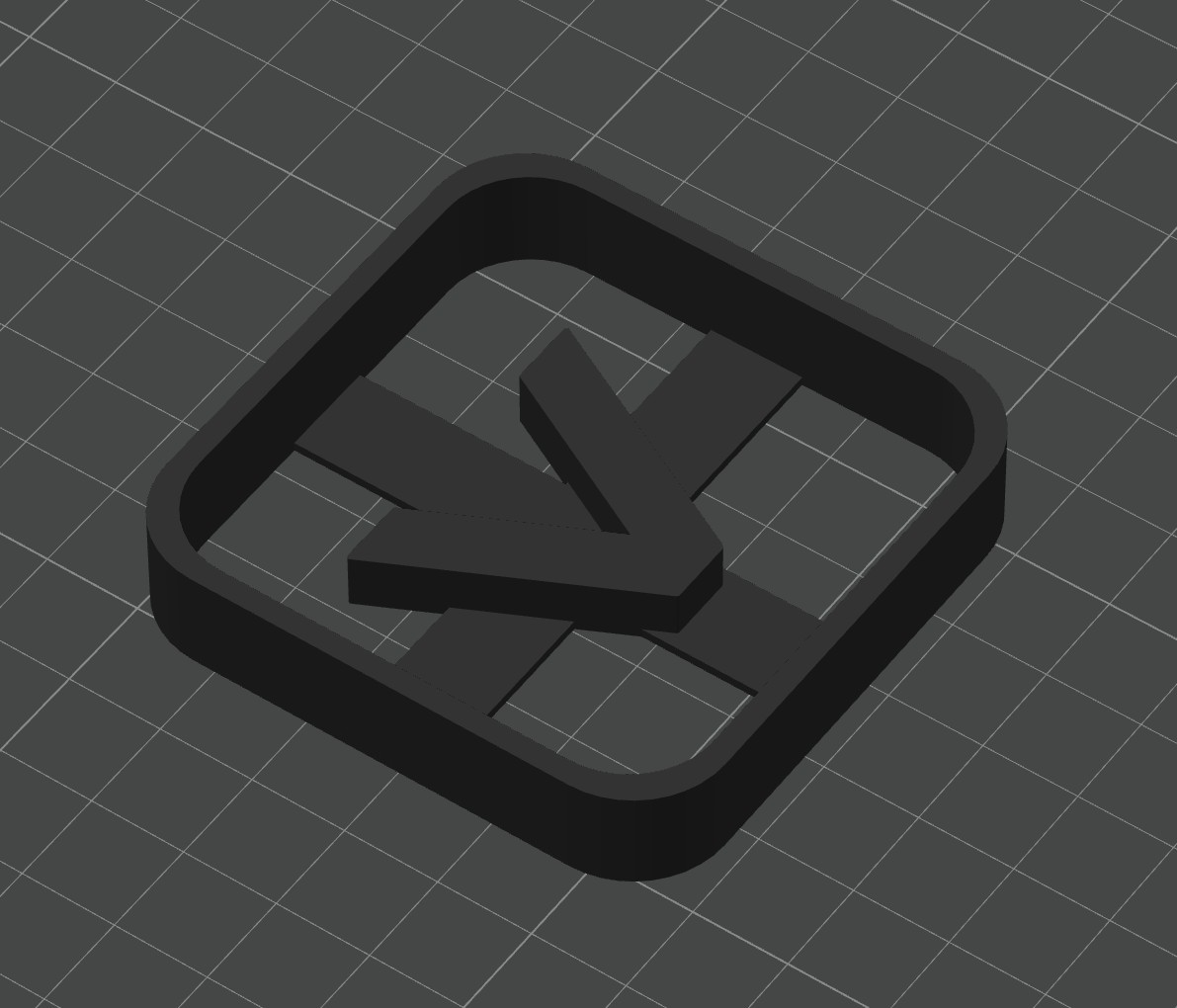 3D preview of the Splunk cookie cutter